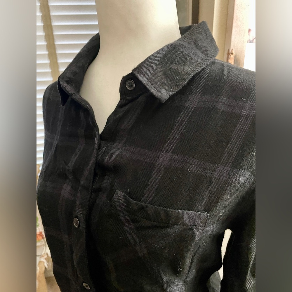Rails Size Medium Hunter Obsidian Button Down Shi… - image 3